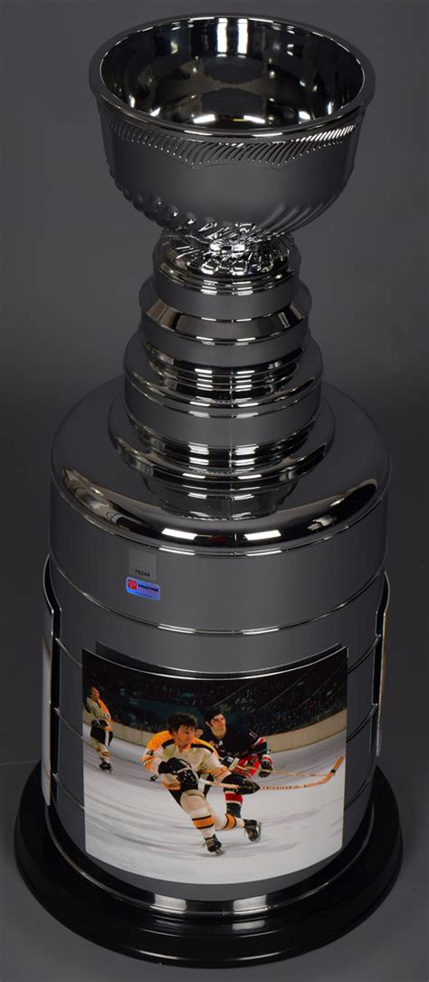 Lot Detail - Bobby Orr Boston Bruins Signed Huge Stanley Cup Replica ...