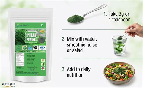 Neotea 100% Organic Spirulina Powder for Immunity, Energy, Digestion ...