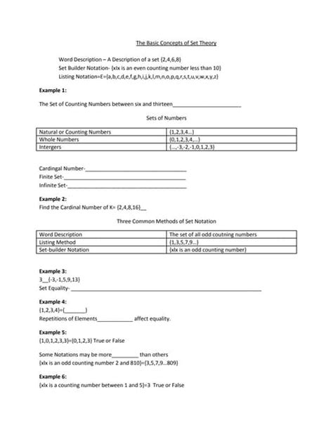 Image result for Basic Set Theory