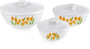 cello Opalware Mixing Bowl Opalware Royale Mixing Bowl Set with Lid ...