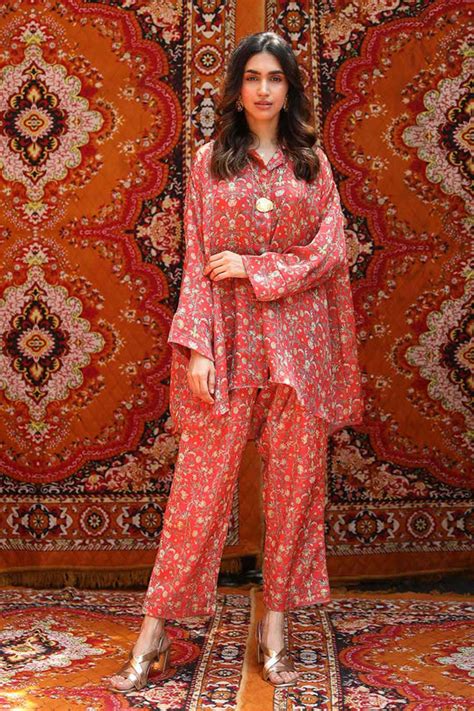 Shop Rabat - MJ Shirt & Pants Co-Ord Set by NORN at House of Designers ...