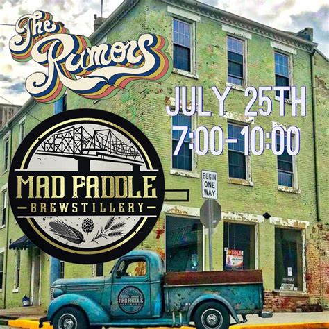 Mad Paddle July 25th, Mad Paddle Brewstillery, Madison, 25 July 2025 ...
