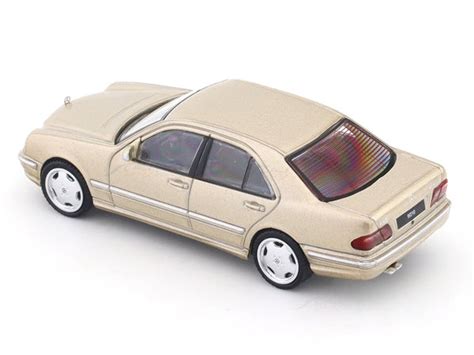 Mercedes-Benz E55 AMG W210 golden 1:64 Shadow diecast scale model ...