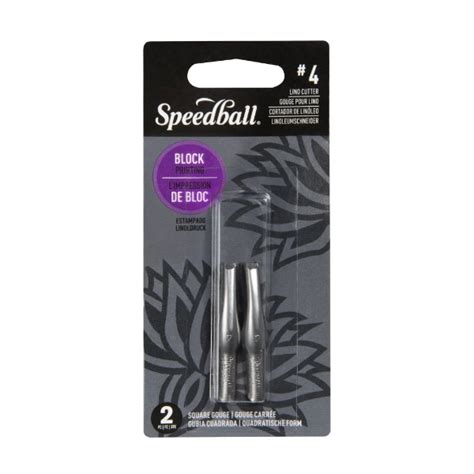 htconline.in| Speedball #4 Lino Cutter - Square Gouge (Pack of 2)