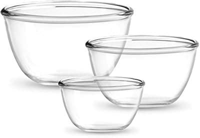 Buy Treo by Milton Glass Mixing Bowls Without Lid | Microwave Safe ...