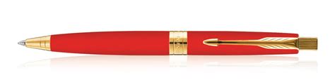Parker Aster Red Gold Trim Ball Pen with Premium Rakhi – Fetch N Buy