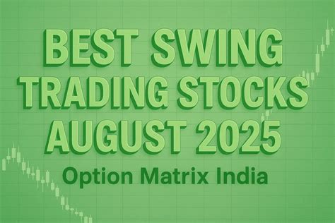 Best Swing Trading Stocks in India – August 2025 | Option Matrix India