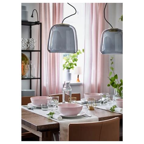EVEDAL pendant lamp, grey, 28 cm (11") - IKEA
