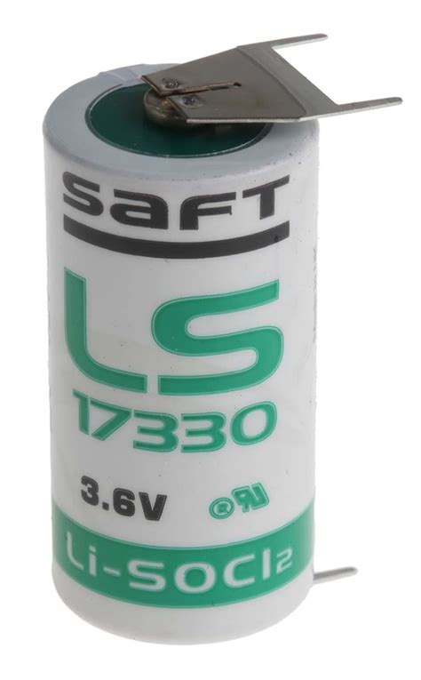 LS173303PF Saft | Saft Lithium Thionyl Chloride 3.6V, 2/3 A 2/3 A ...