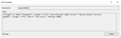 Call to .Net Web API As String Parameter 的图像结果