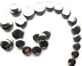 Mosaikstein glasiert, Ceramic Discs, Silver 12/15/20mm Durchmesser, 5