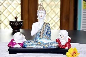 Buy MARINER'S CREATION Polyresin Divine Buddha Statue with Two Child ...