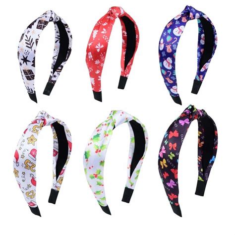 Designer Hair Band - NNR Christmas Hair bands - Turban Knot Bands ...