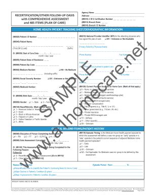 46790 RC Follow Up OASIS-C (16 PGS)_Layout 1 - A1 Homecare ... - Fill ...