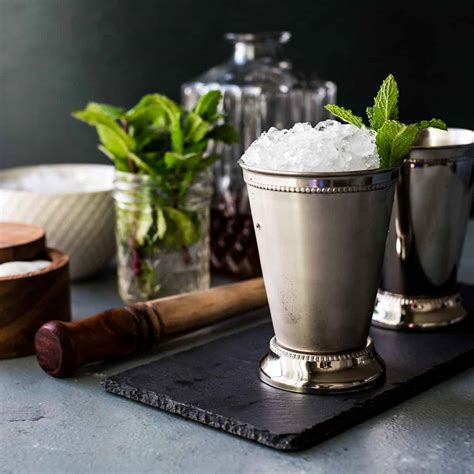 Kentucky Derby Mint Julep Recipe with Muddled Sugar