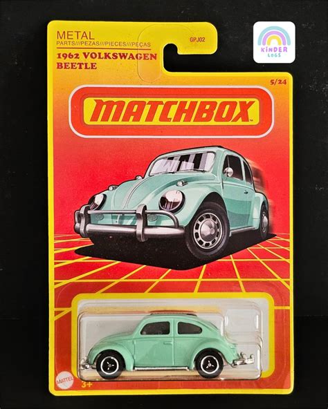 Matchbox 1962 Volkswagen Beetle - Imported Card - Buy At Kinder Logs