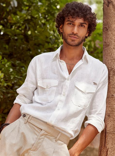 Andamen Alpine Safari Linen Shirt