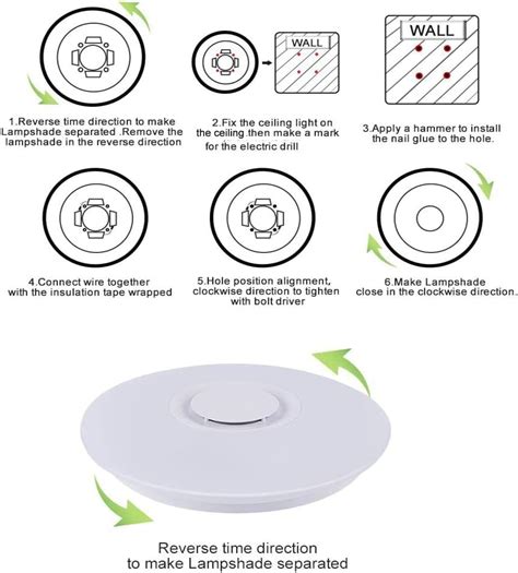 HOREVO Ceiling Lights with Bluetooth Speaker, 15 India | Ubuy