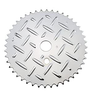 Fenix Steel Plate Bike Sprocket/Chainring, 44T, Chrome : Amazon.in ...