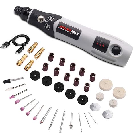 Verilux® Mini Cordless Drill Machine, USB Rechargeable 3 Speed Small ...