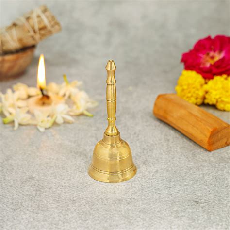 Brass Pooja Ghanti | Antique brass ghanti – Spiritual Senses