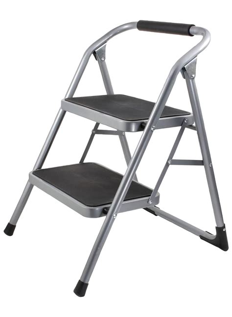 Helping Hand 2-Step Folding Step Stool with Oversized Steps and 220 lb ...