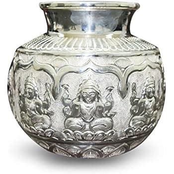 Buy Silverslane Silver Ashtalakshmi Chombu Kodam/ Kalash Online at Low ...