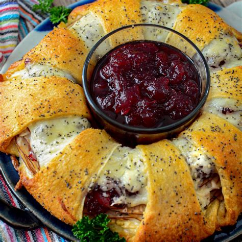 Turkey Crescent Roll Ring - My Incredible Recipes