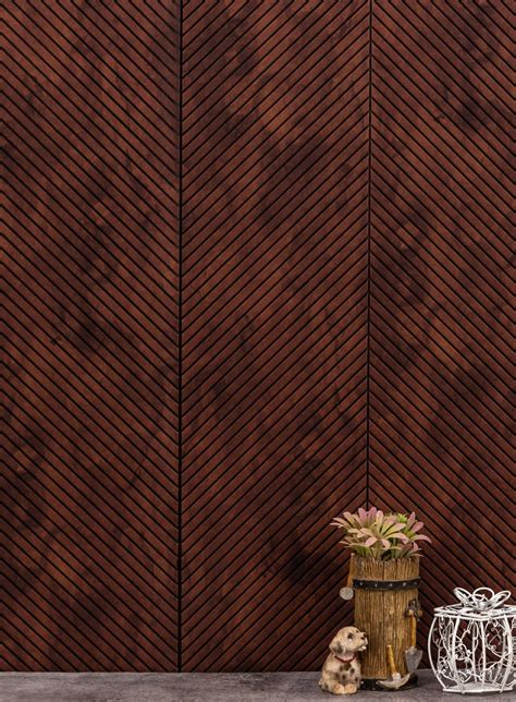 Charcoal Louvers Designer Brown 8x1 Ft - Ra 8119 – Next Level Decor Chennai