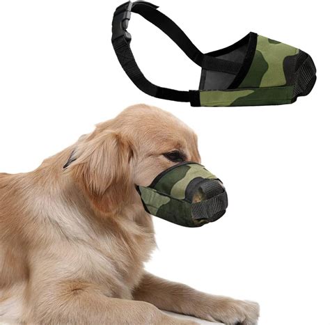Sage Square Net Muzzle Dog - Secure & Breathable Dog Muzzle for Safe ...