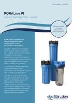 Single-cartridge filter housing - PORALine PI - Siga Filtration - for ...