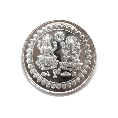 Pure Silver Coin Laxmi Ganesha – Karizma Jewels