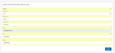 Image result for How to Create Contact Records Using Screen Element in Salesforce