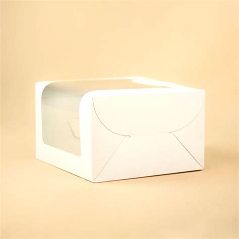 WHITE DUAL WINDOW CAKE BOX – The Cake Case Company