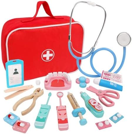 Buy Sakuya Doctors Set for Kids | Pretend Play Wooden Dental Toy Kit ...