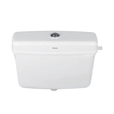 Simpolo Marfil 487x160x400mm Dual Flush Cistern ISI with internal ...