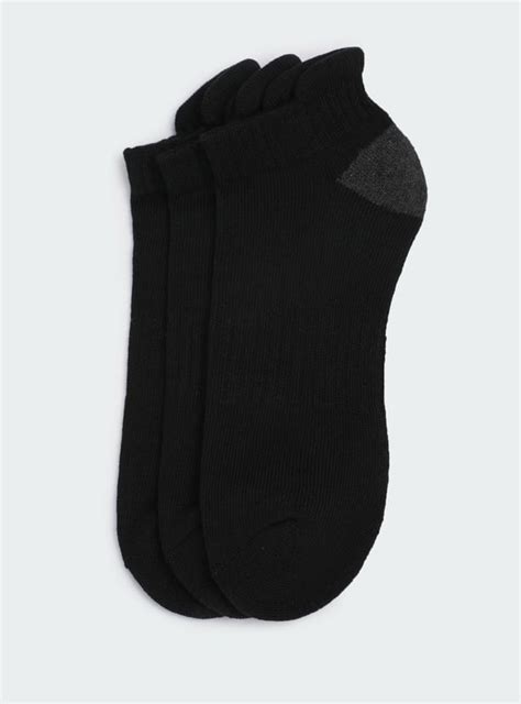 Buy Women Colourblocked Ankle Length Socks - Pack of 3 Online at just ...