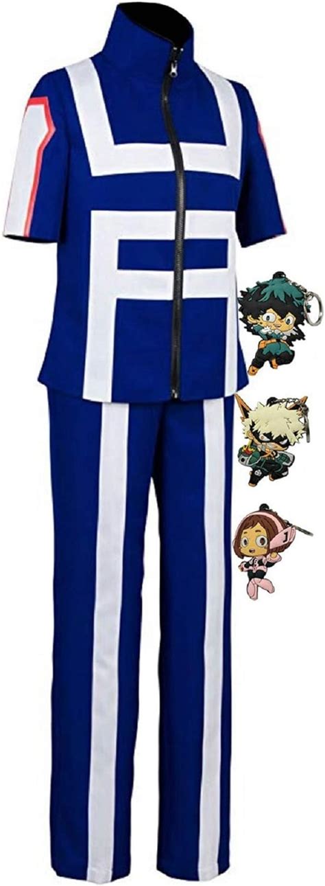 Buy ZeroGoo Anime Mha Bnha Cosplay Costume Uniform Outfit with 3 ...