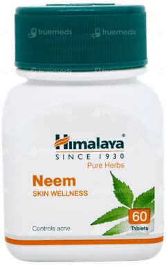 Himalaya Neem 250 Mg Tablet 60 - Uses, Side Effects, Dosage, Price ...