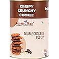 CookieMan Double Choco Chip Loaded Cookies – 200g | White & Dark Choco ...