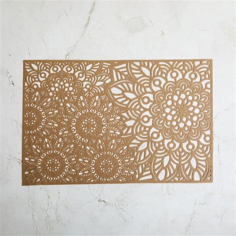 Buy Cinder Orchid PVC Cut-Work Placemat from Home Centre at just INR 299.0