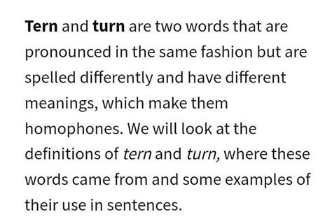 Write down the homophones along with their meaning. Turn - - Brainly.in