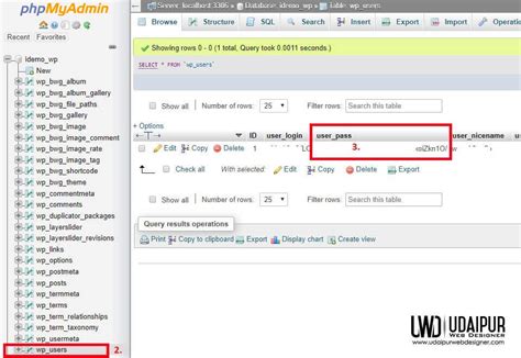 How to Change Password in phpMyAdmin 的图像结果