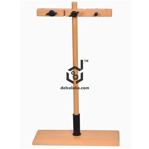 Burette Stand, Wooden, Double