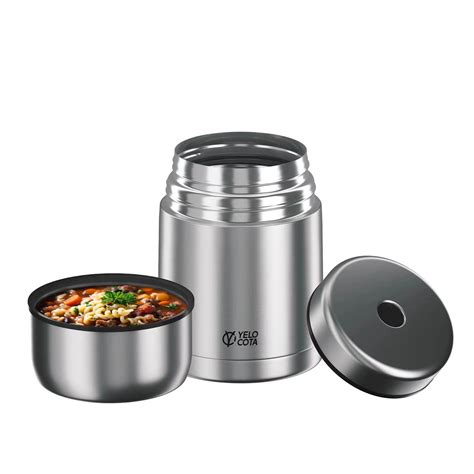Thermos for Hot Food- Vacuum Insulated Stainless Steel Lunch Food ...