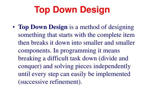 Image result for Top-Down Analysis in Structured Programming
