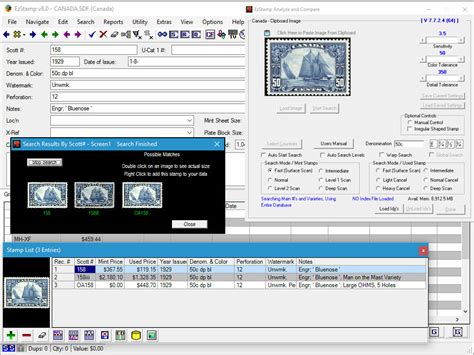 Postage Stamp Identification Software 的图像结果