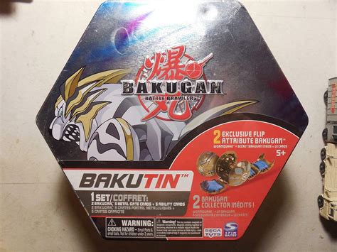 Bakugan Battle Brawler Tin Silver: Worm Quake - Marbles Will Vary ...
