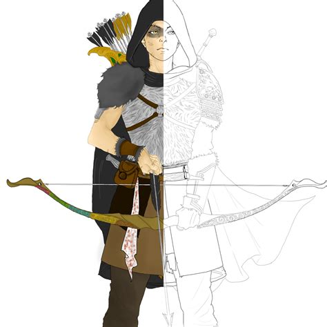 ArtStation - D&D Character Sketch #7 and More