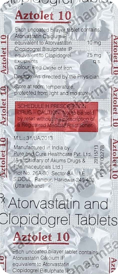 Storclop 10/75 Mg Tablet 10: Uses, Side Effects, Price & Dosage | PharmEasy